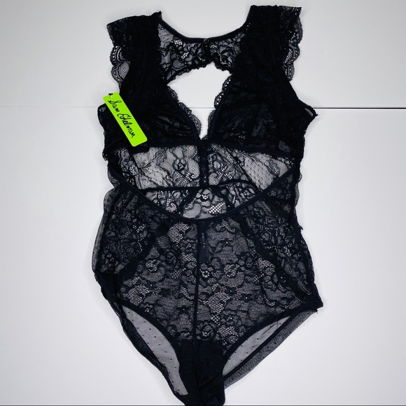 NWT! Sam Edelman Cap Sleeve Lace Bodysuit! - Picture 5 of 10